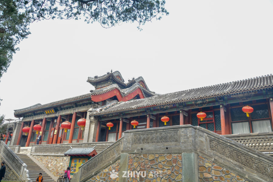 北京颐和园听鹂馆