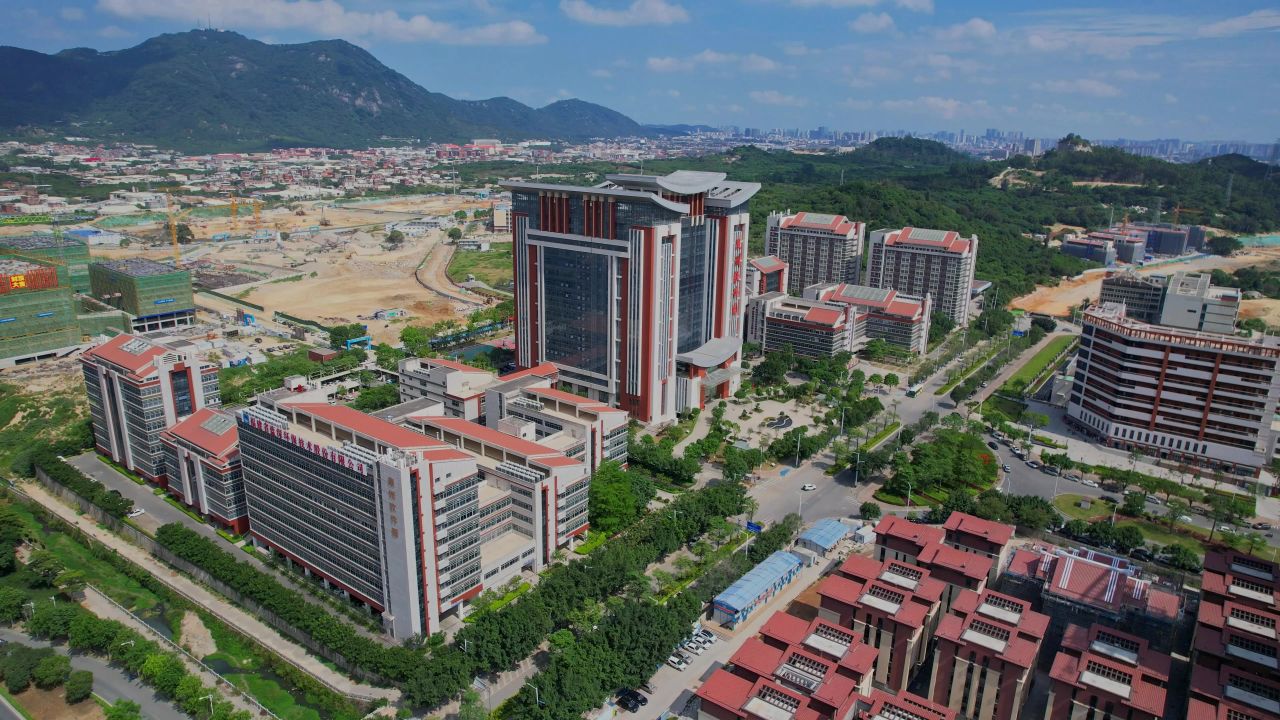 航拍泉州软件园景观