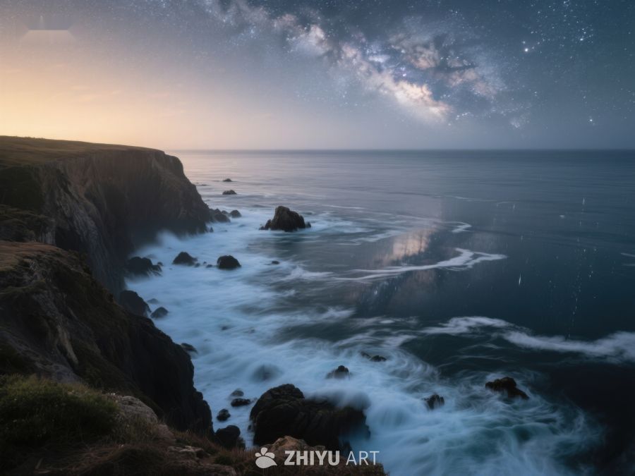 星河璀璨下的海岸奇观 151