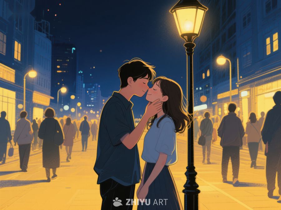 夜色下的浪漫邂逅 997