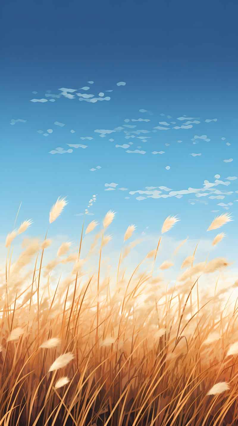 冬季唯美创意背景插画图 27