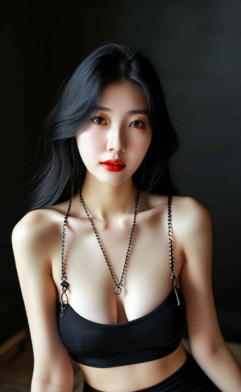 黑色美女性感特写 19
