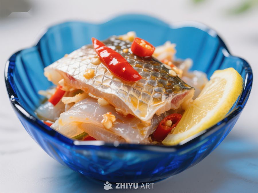 柠檬辣椒腌鱼片 1070