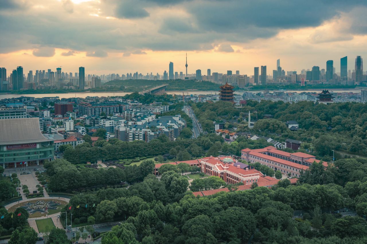 武汉城市地标风光延时