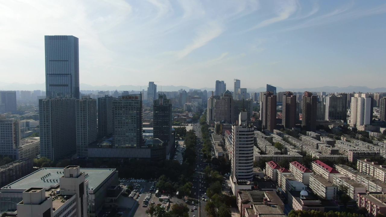 福建福州城市大景航拍