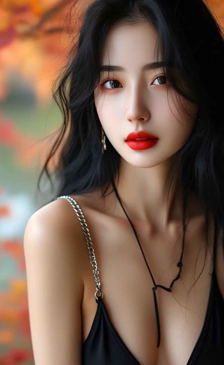 黑色美女性感特写 5