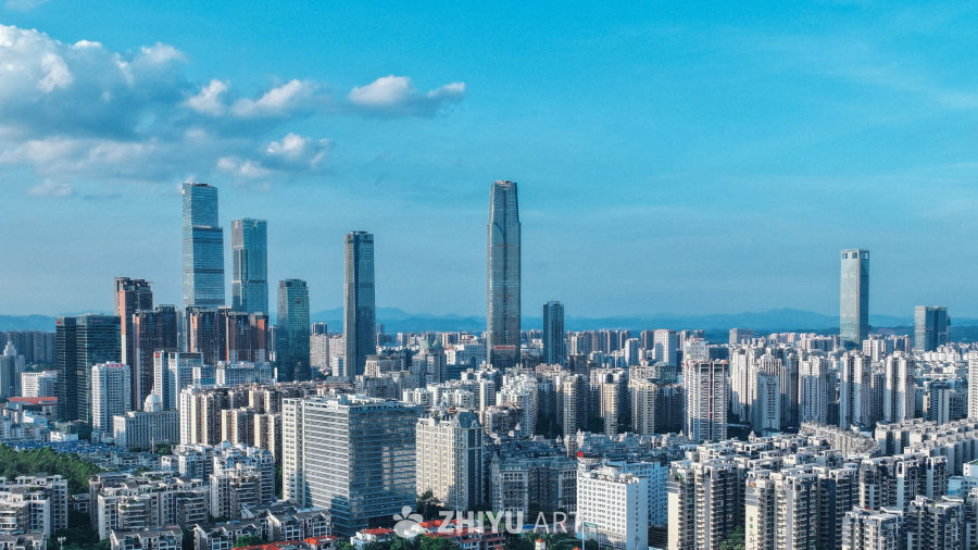都市天际线风光
