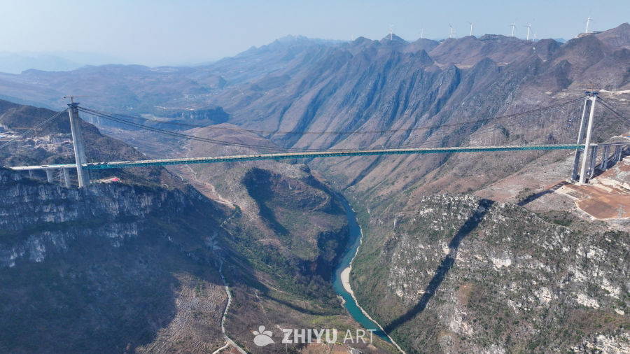 贵州花江峡谷大桥建设 8