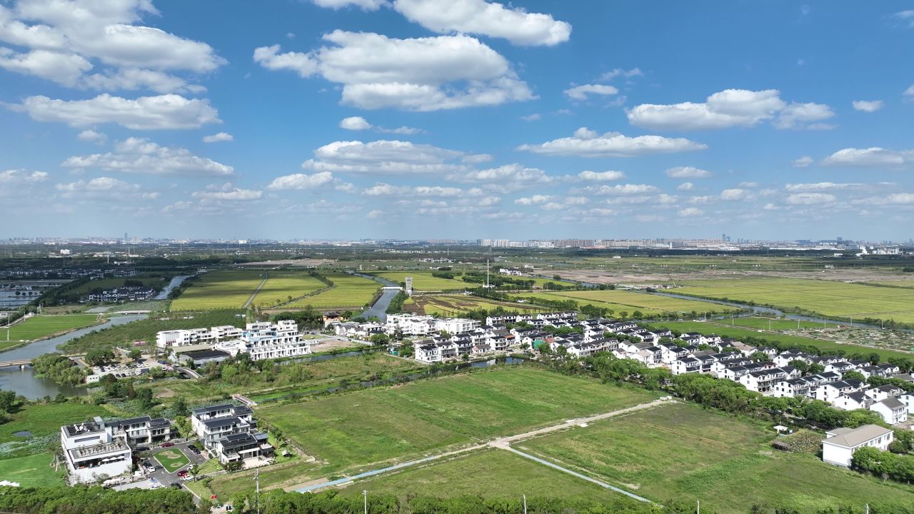 4K航拍江苏乡村振兴新风貌 2