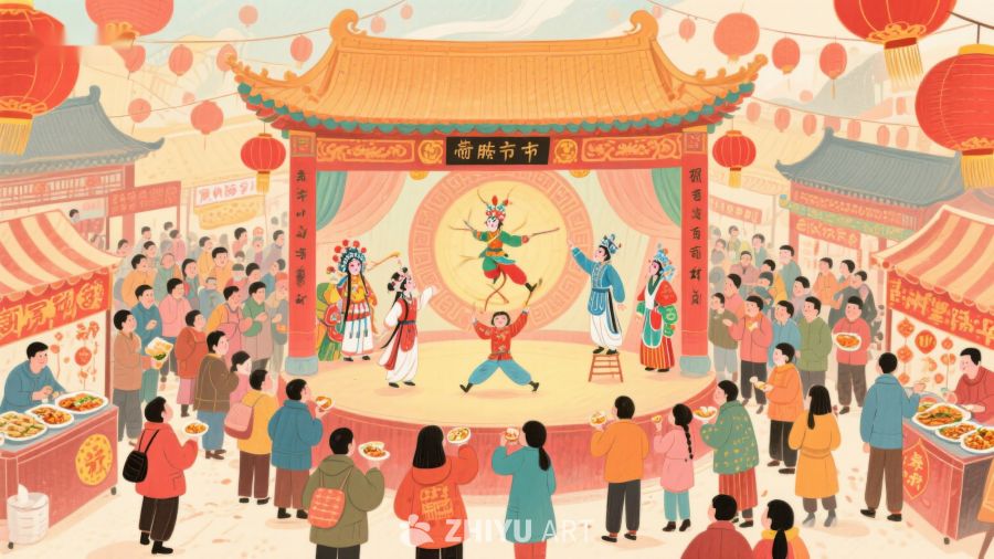 热闹的中国节日庆典 804