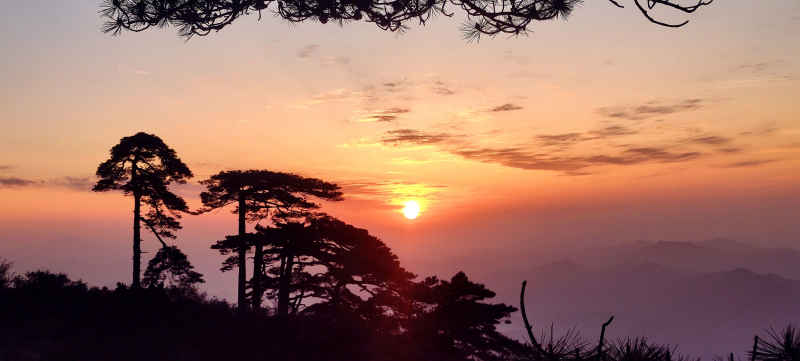 三清山日出