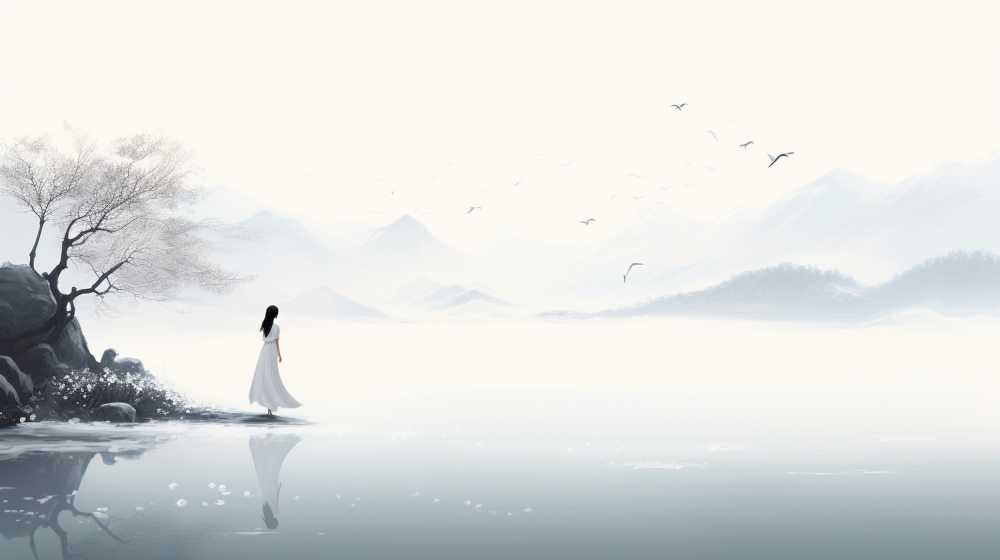浅白色唯美背景