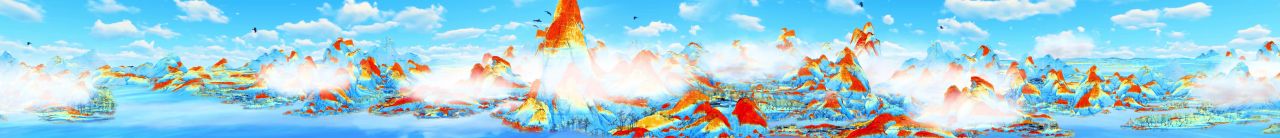 《千里江山》10K宽屏鸿运当头2版