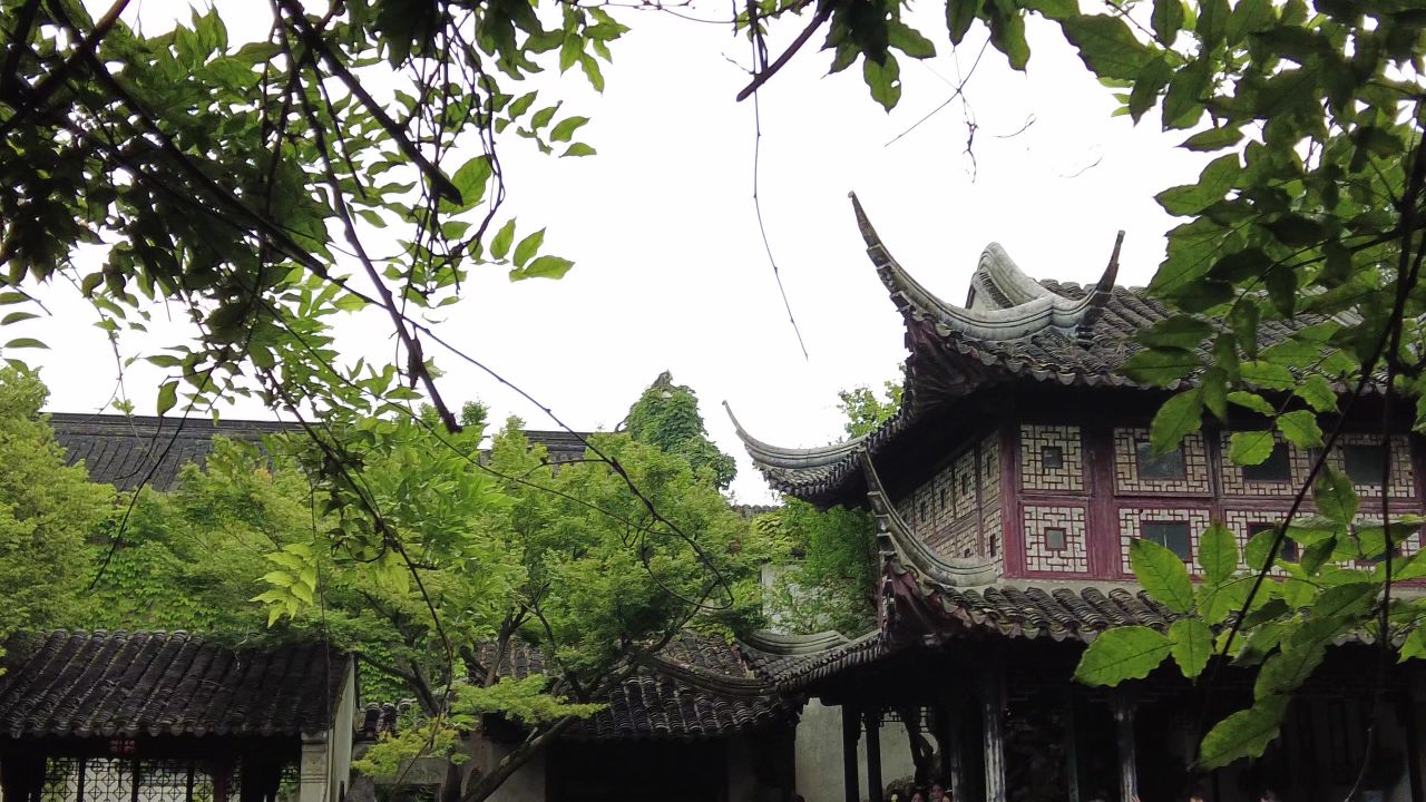 苏州园林留园5A景区实拍  