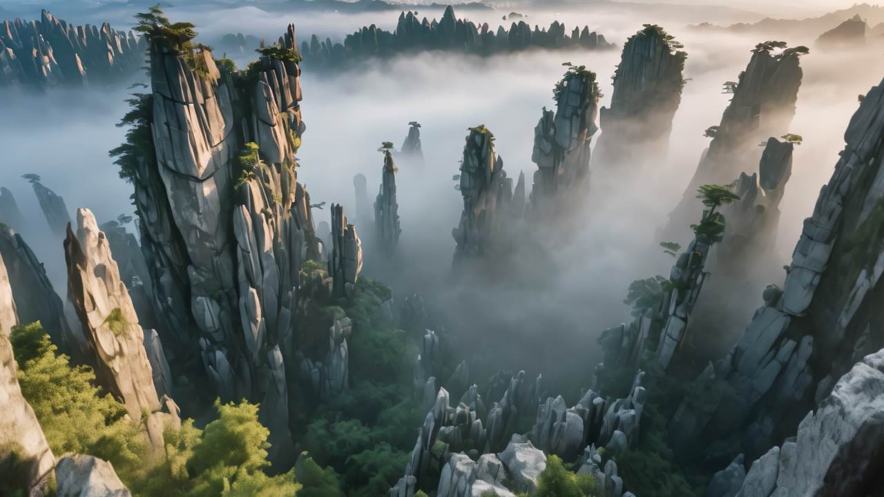 中国云南昆明石林风光特殊地貌 26
