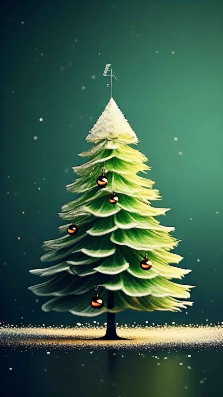 圣诞节圣诞树插画 85