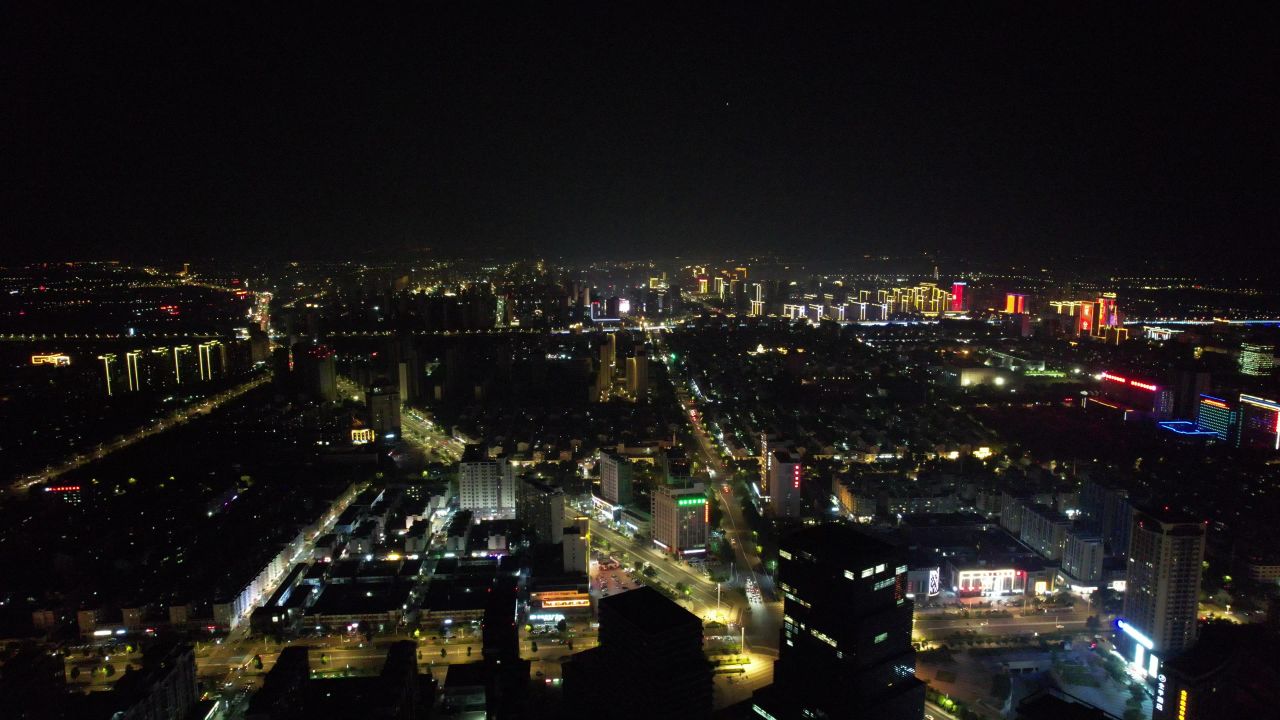 江苏宿迁城市风光旅游景区航拍