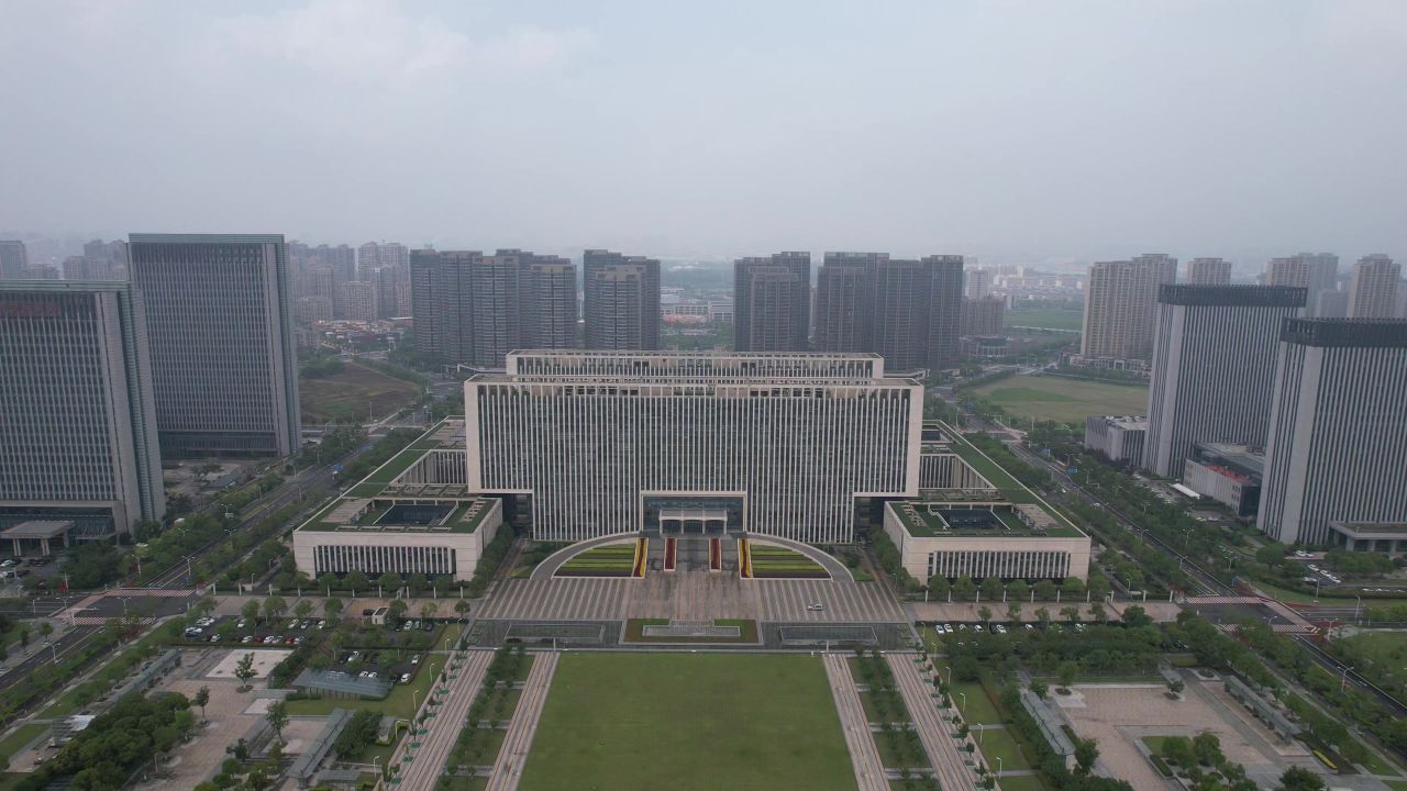 江苏宿迁城市风光旅游景区航拍
