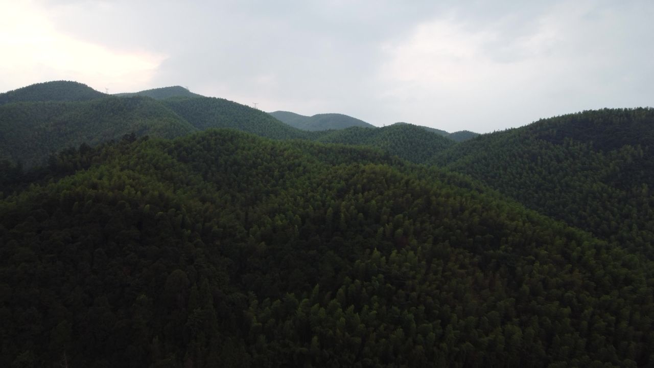航拍安吉风光