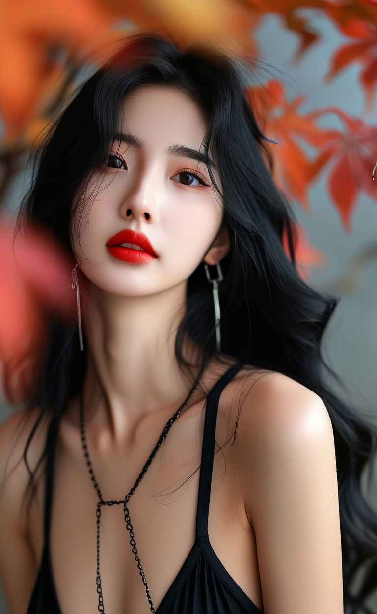 黑色美女性感特写 1