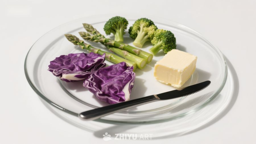 蔬菜与黄油的清新组合