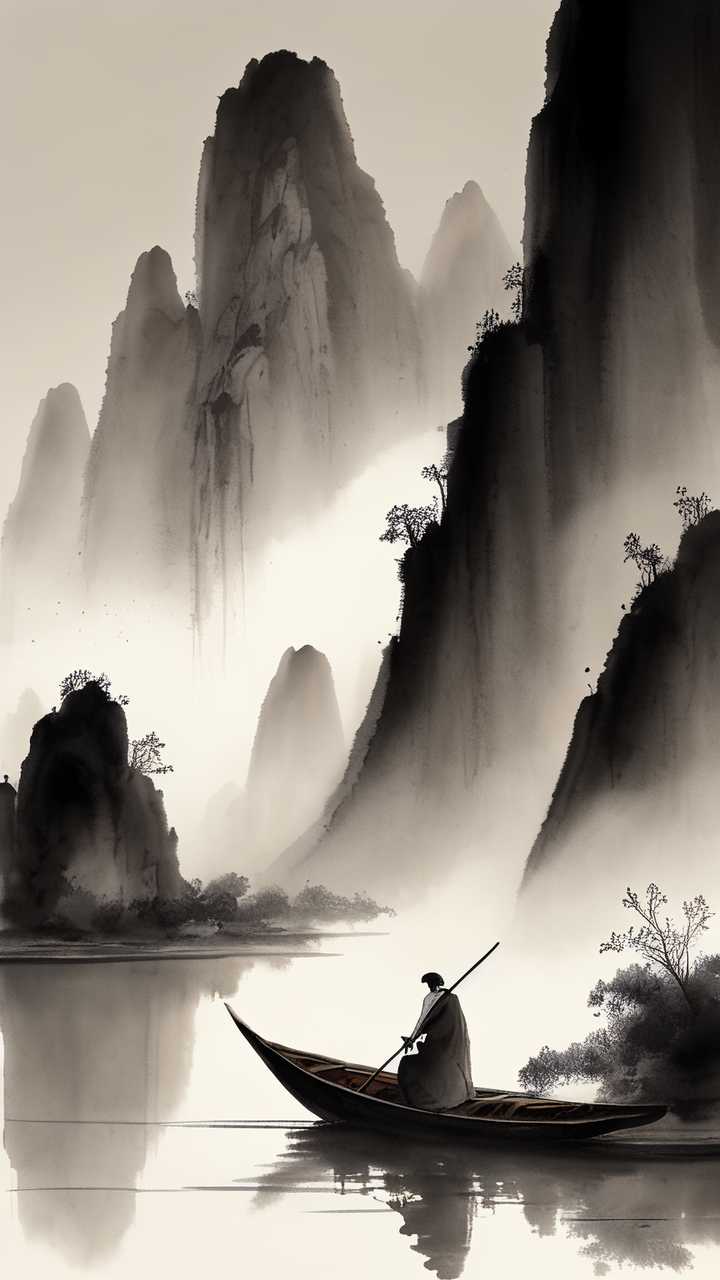 山水画插画