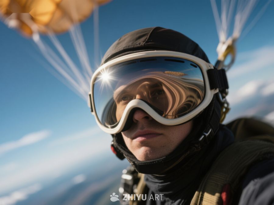 高空跳伞者自拍瞬间 68