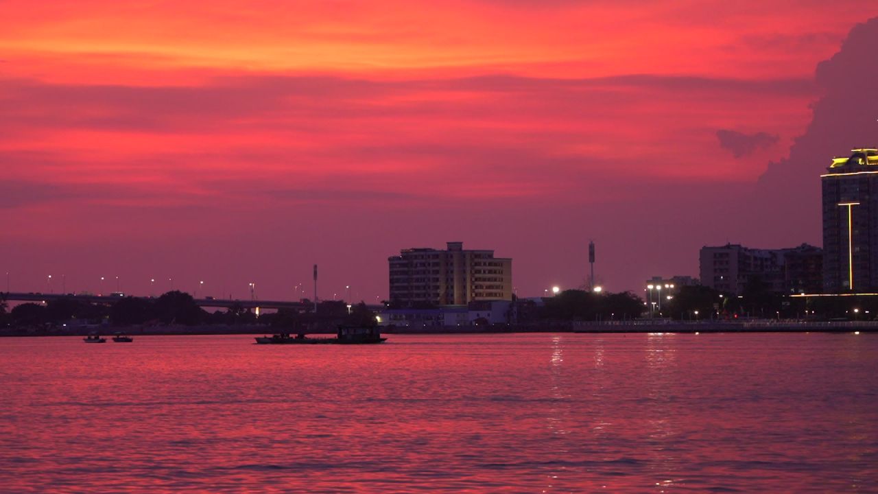 海边夕阳