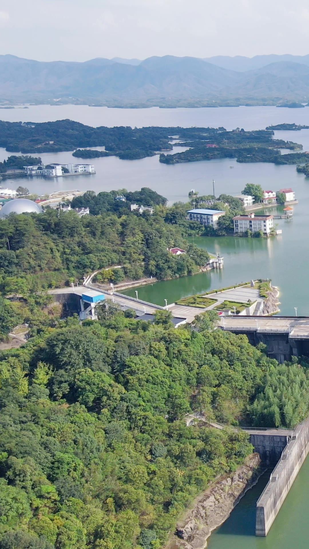 旅游景区湖北陆水湖4A景区竖屏