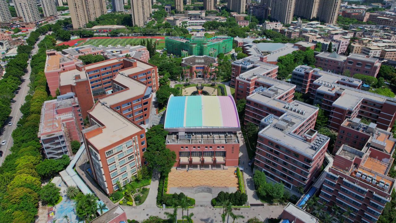 航拍厦门英才学校景观 6