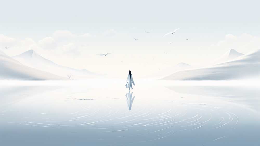 浅白色唯美背景