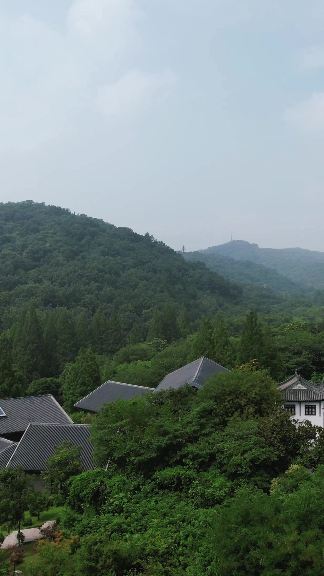 安徽滁州琅琊山4A景区竖屏航拍  