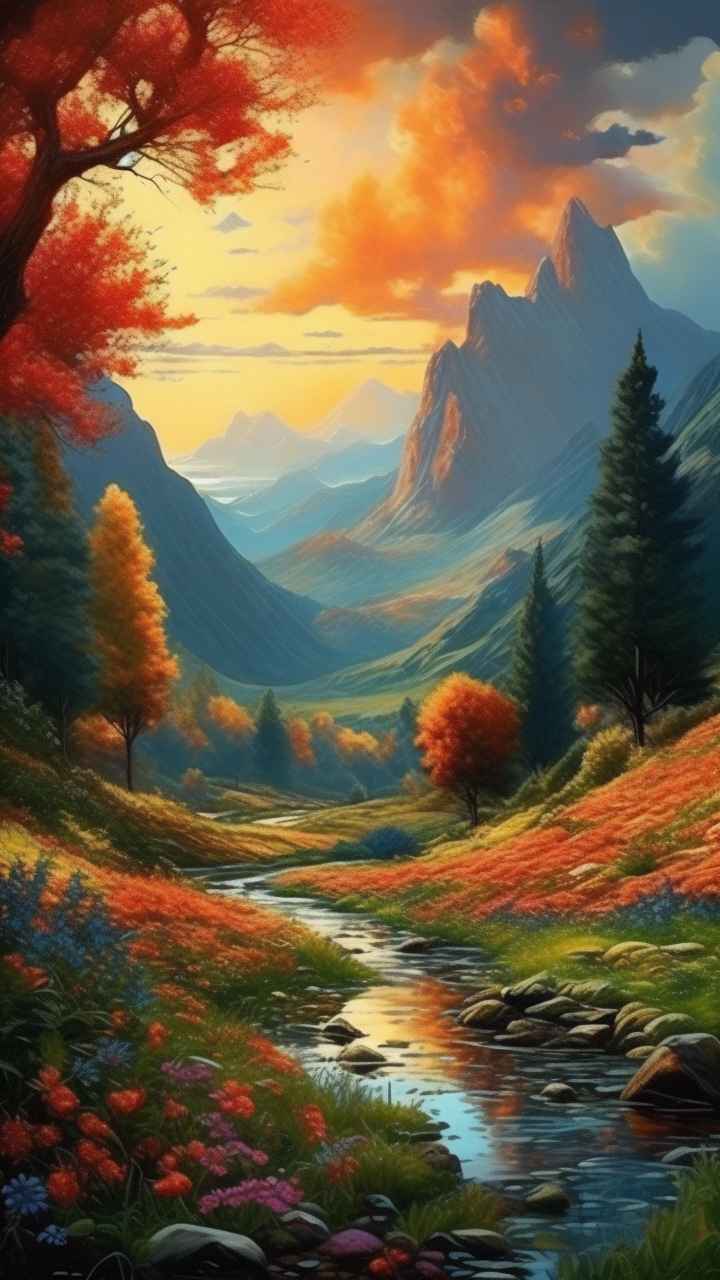 人惊叹的山水画插画 26