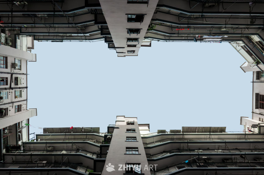高楼林立的都市视角