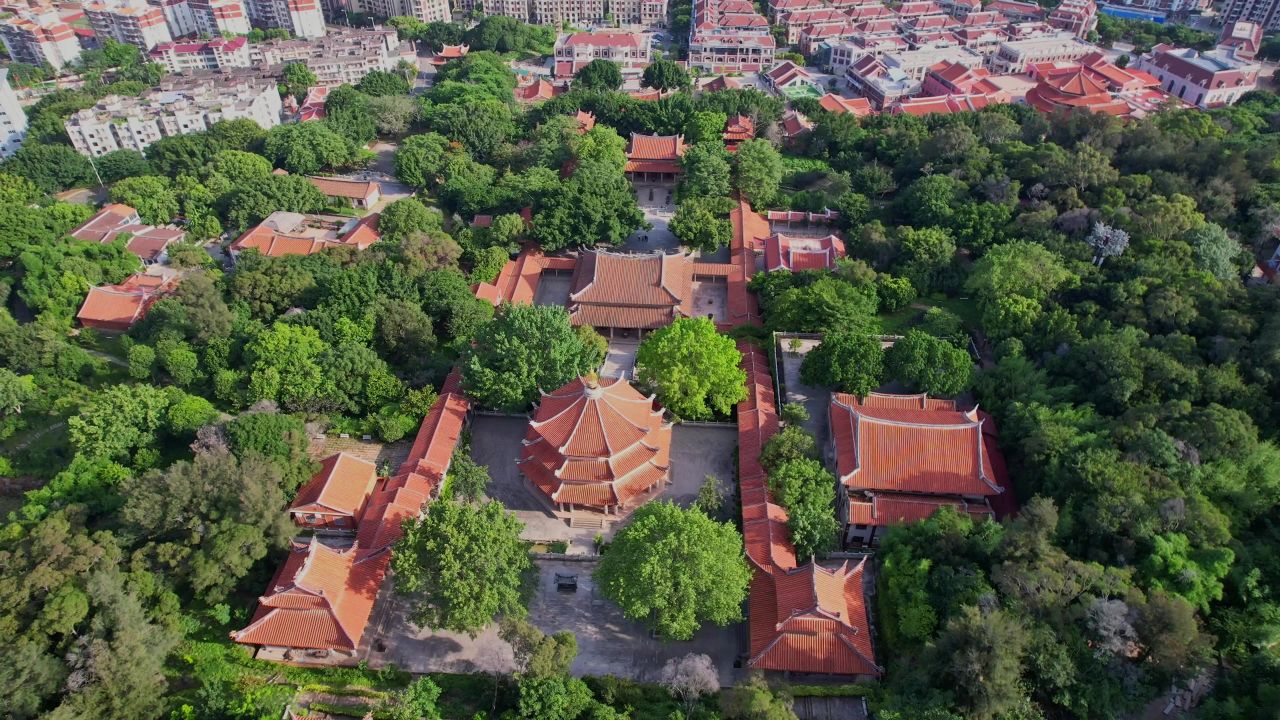 航拍泉州南少林寺