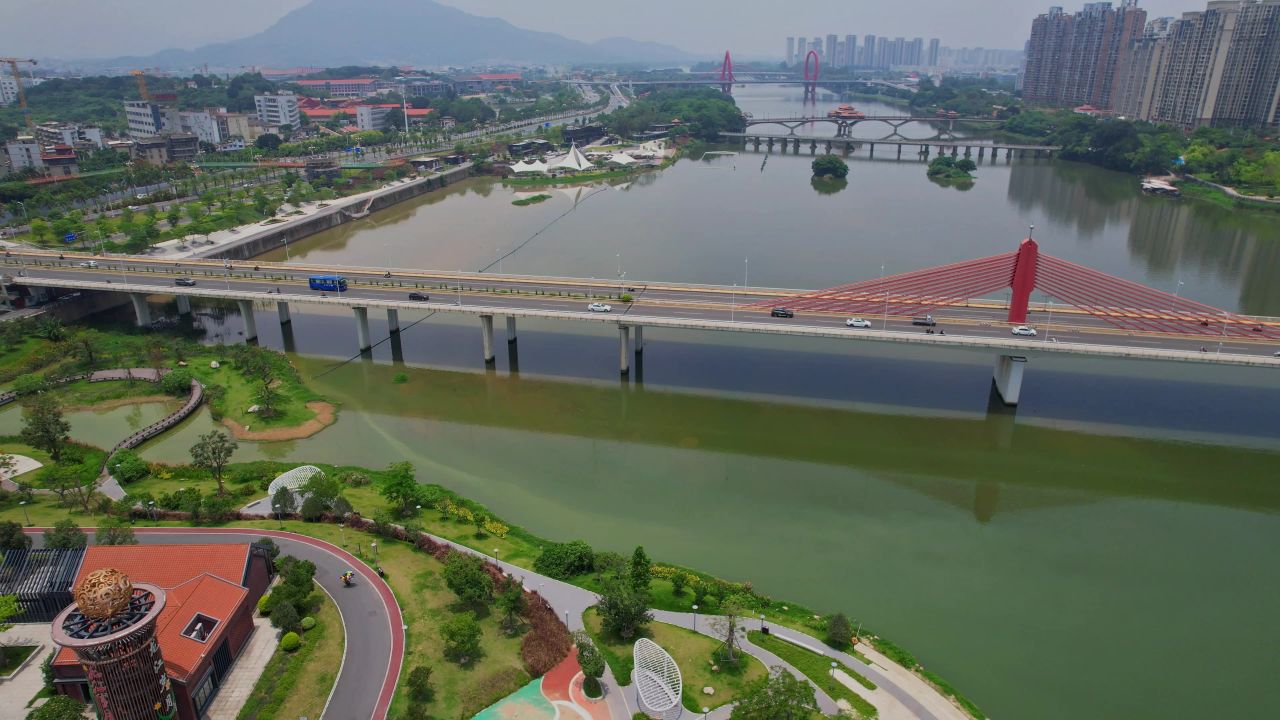 航拍漳州战备大桥景观
