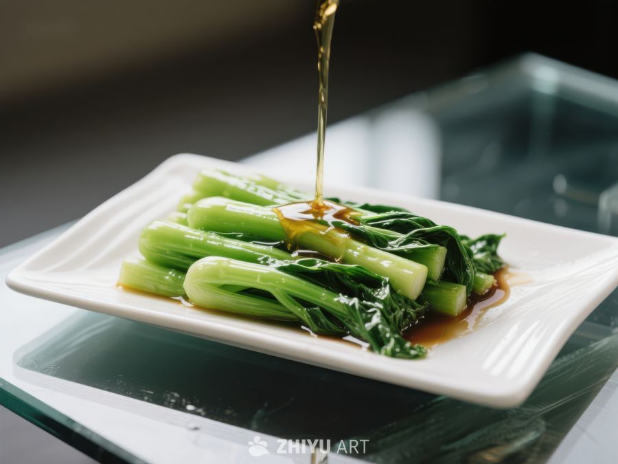 清炒时蔬淋油，美味呈现 712