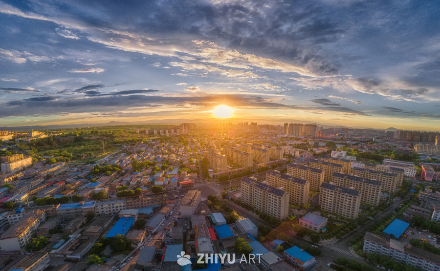 忻州古城全景图 30