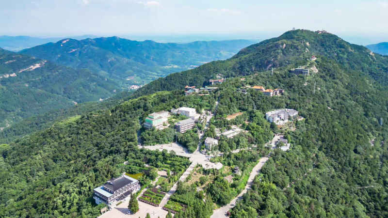 湖北武汉城市风光旅游景区航拍 