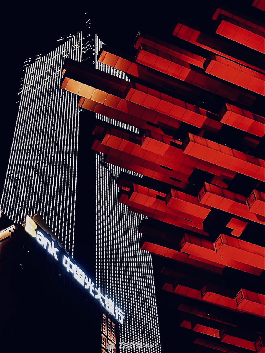 解放碑步行街夜景
