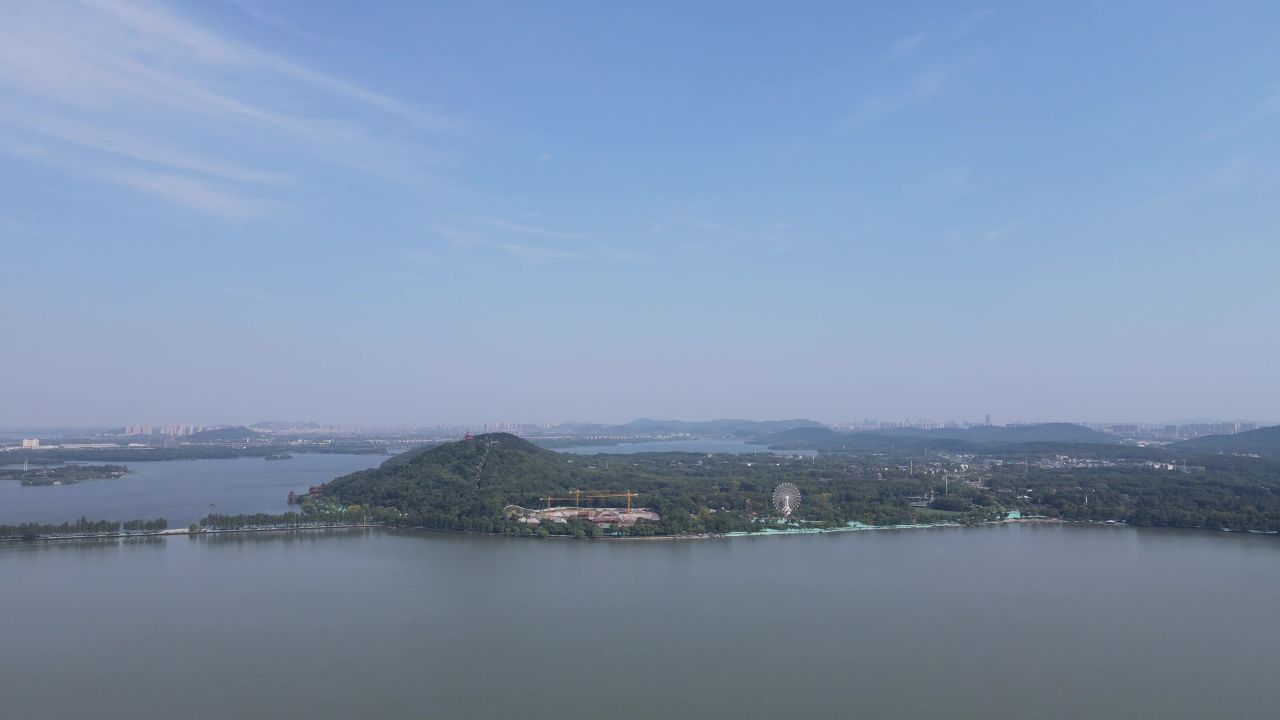 湖北武汉东湖5A景区航拍