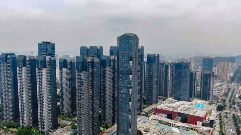 福建福州城市风光航拍摄影图