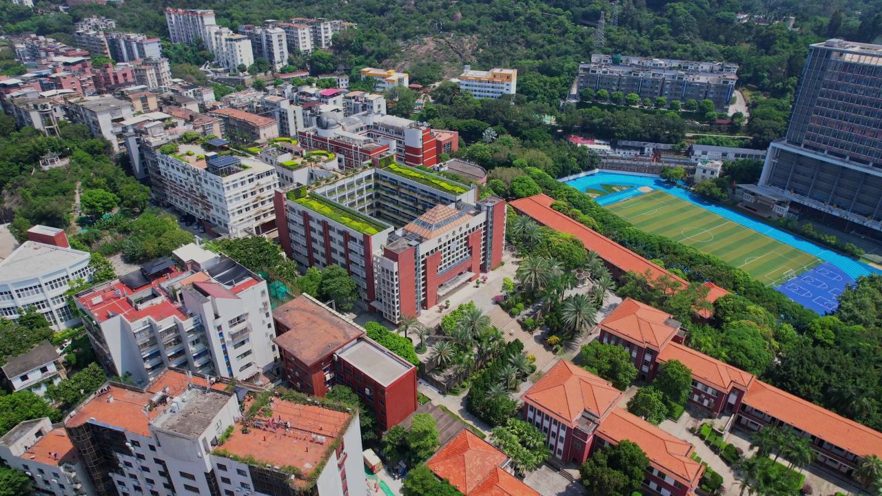 航拍厦门一中景观 5