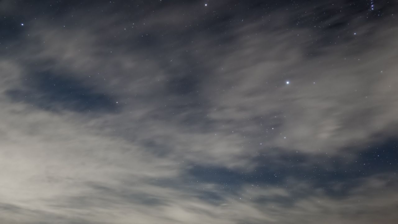 浩瀚宇宙璀璨星空银河延时 6