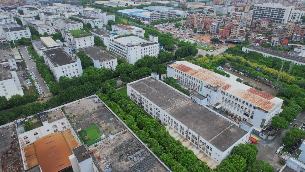 航拍厦门工业集中区