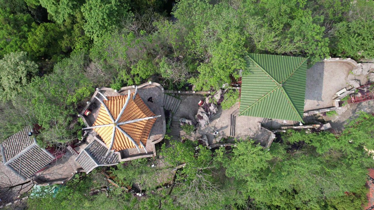 广西桂林山水风光航拍 