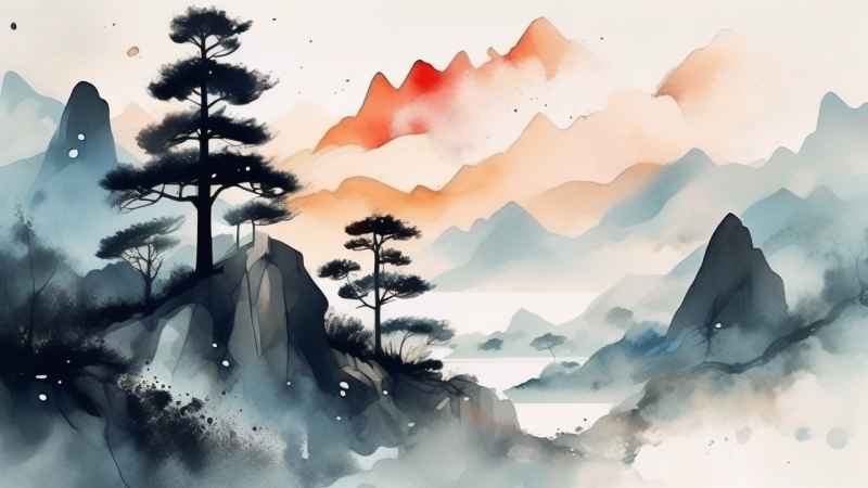 山水插画国风 76