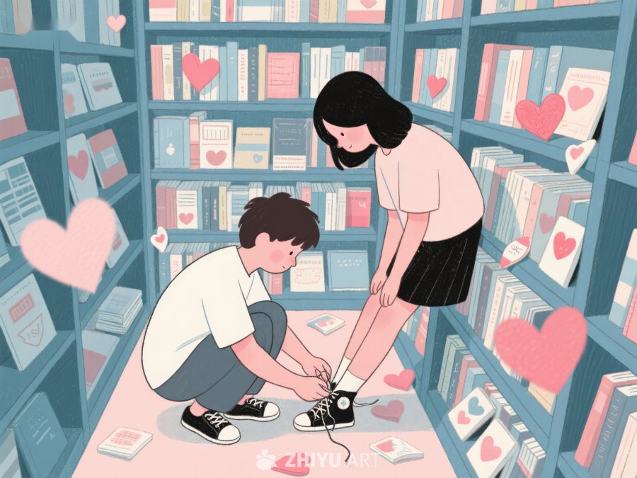 图书馆里的温馨瞬间 670