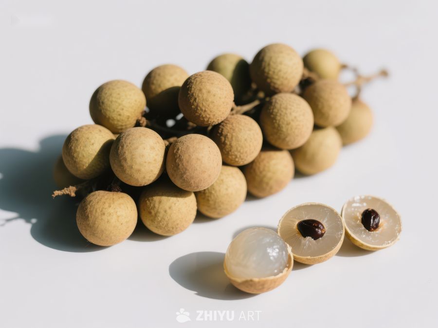 新鲜龙眼果实展示 700