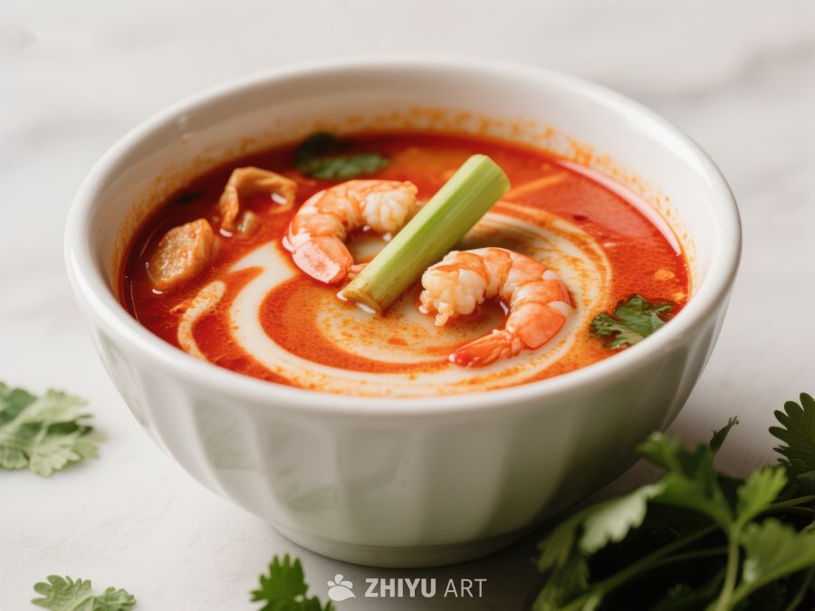 泰式酸辣汤，鲜虾与香茅的完美融合 1144